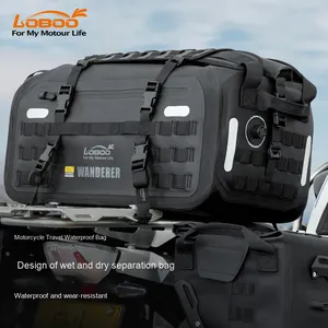 Nouveau Sac Latéral de 20L Grande Capacité en Plastique à Libération Rapide, Rangement Suspendu Étanche pour Queue de Moto Chunfeng 700Mt - Product Image 2