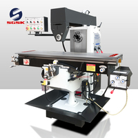 Fraiseuse horizontale universelle X6036, type genouillère, manuelle, pour usinage dentaire