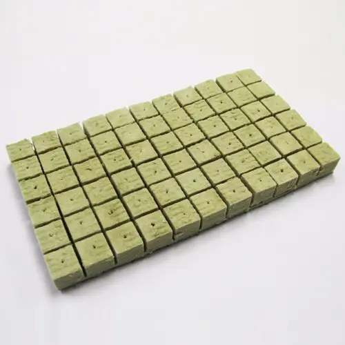 Produttore lana di roccia Grow Cube NFT System Growing Media Mineral Rock Seeding Cube Wool in vendita