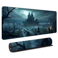 Tapis de Souris Dragon Fantasy en Caoutchouc Naturel Écologique pour Ordinateur, Fournitures de Bureau, Tapis de Bureau Extra Large Personnalisé Anti-déversement – En Stock