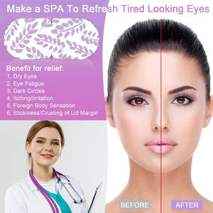 Mascarilla Ocular Térmica de Vapor de Algodón Desechable con Lavanda, Personalizada OEM, para Aliviar la Sequedad Ocular y las Ojeras - Product Image 3