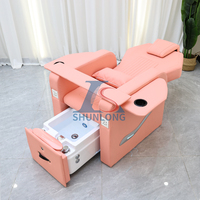Chaise de spa de pédicure de nouveau style 2025 avec baignoire intelligente pour les pieds, chaise de manucure, chaises de salon de luxe pour manucure