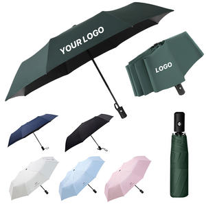 Parapluie pliant mini droit personnalisé avec logo du fabricant, bon marché, de bonne qualité, anti-UV, coupe-vent, portable, avec pochette, idéal pour les cadeaux - Product Image 1