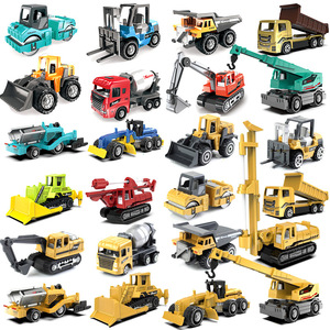 Modellino Auto in Lega 1:64, Veicolo da Costruzione in Metallo Scorrevole per il Trasporto, Giocattolo per Bambini - Product Image 1
