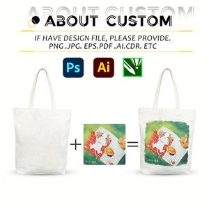 Sac fourre-tout en toile personnalisé, sac promotionnel réutilisable, sacs de shopping personnalisables avec logo - Product Image 2