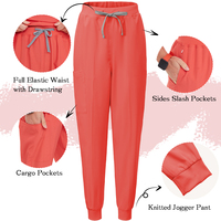 Tenues médicales personnalisées avec logo pour médecins, ensembles de vêtements infirmiers à col en V, haut et pantalon de jogging, séchage rapide, uniforme d'hôpital TOOTH