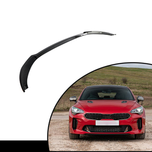 Pare-chocs avant Stinger en Fiber de carbone véritable, séparateur de lèvre, menton pour KIA Stinger 2018 - <span class=keywords><strong>2023</strong></span> - Product Image 1