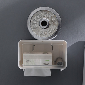 Luxury Green <b>Wall</b> <b>Mounted</b> Toilet Paper Holder With Storage Rack For <b>Bathroom</b> <b>Shelves</b> Durable Rectangle Design - Product Image 3