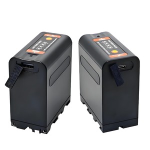 Batería NP-F980 de 10000mAh con PD de 30W y Doble Interfaz Tipo-C para Videocámara Sony, Certificación CE RoHS, Venta al Por Mayor, Celdas de Larga Duración - Product Image 1