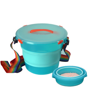 Cubo de agua portátil plegable, nailon, resistente al agua, para pesca, uso al aire libre, 1 unidad - Product Image 2