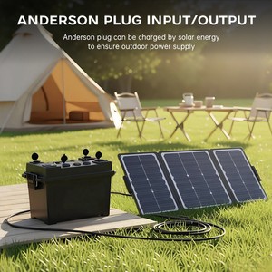 12V PB007A 그린 PP 소재 방수 배터리 박스 BMS 2kWh 출력 해양 보트 트롤링 모터 ANDER SON 플러그 입력 - Product Image 5