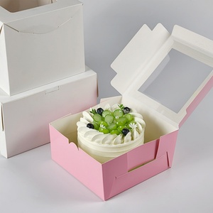 Sunshine Wholesale 12inch White Tall Cake Box With Window Accept Custom <b>Wedding</b> Cake <b>Boxes</b> in Bulk Ideal for Celebration Cakes - Product Image 3
