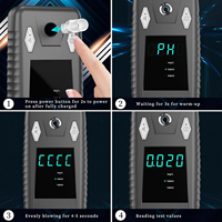 Testeur d'alcoolémie numérique portable à capteur de cellule à combustible, éthylotest haute précision pour la sécurité des conducteurs