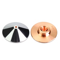 Buse laser Precitec en chrome plaqué simple/double couche de 28 mm * 15 mm pour pièces détachées d'équipement laser, personnalisable