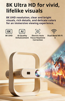 Mini projecteur intelligent Android WiFi portable pour films, projecteurs de plafond extérieurs, lecteur multimédia pour enfants, home cinéma