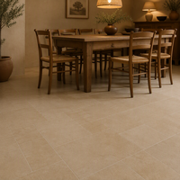 Carrelage extérieur en céramique de Foshan, Guangdong, style pierre calcaire, 600x1200, texture mate, résistant à l'usure, faible absorption d'eau