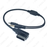 Câble adaptateur d'interface AMI/MDI pour voiture vers prise audio AUX 3,5 mm mâle + prise Lightning pour la charge uniquement, pour Mercedes Benz