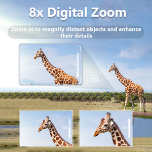 Jumelles numériques Z9158 avec zoom numérique 8X, résolution 4K, vision nocturne infrarouge, portée de 600 m, adaptateur de casque pour la chasse en plein air - Product Image 6