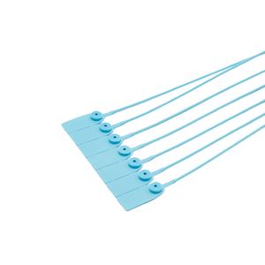 Пластиковая пломба-замок HS-PS 6010 с индивидуальным логотипом, одноразовая самозапирающаяся, для экспресс-доставки и почтовых отправлений - Product Image 3