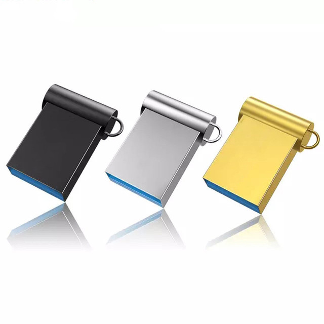 Mini Tiny 8GB Pendrive Metal USB Flash Drive 16GB 32GB 64GB 128GB USB2.0 Tiny Memory Stick U Disk