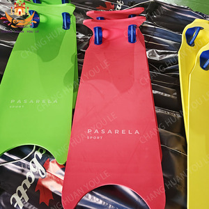 Công viên nước nước trò chơi bọt chống trượt đua đua cho sợi thủy tinh cầu vồng nước Eva trượt mat bọt cho theo dõi trượt nước - Product Image 5