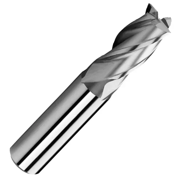 DIN844 4 Flutes HSS End Mill for Metal Stainless Steel Aluminium Milling