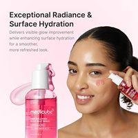 Suero en Gel con Colágeno Rosa PDRN de Medicube para el Cuidado Facial y Corporal, Hidratante Antiarrugas, 100 ml