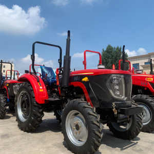 Tractor agrícola de ruedas pequeñas de 100HP 4WD, de bajo precio y gran demanda, con motor y caja de cambios, transmisión de alta productividad. - Product Image 1
