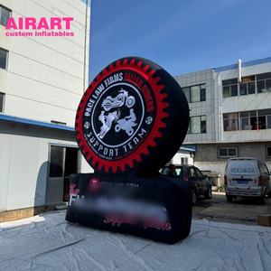 Cartelera inflable <span class=keywords><strong>de</strong></span> Tienda <span class=keywords><strong>de</strong></span> neumáticos para actividad <span class=keywords><strong>de</strong></span> promoción comercial, publicidad <span class=keywords><strong>de</strong></span> <span class=keywords><strong>fondo</strong></span> gigante inflable <span class=keywords><strong>de</strong></span> nuevo diseño - Product Image 2