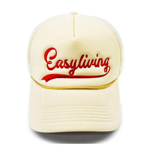 Casquette Trucker 5 Panneaux avec Logo Brodé, Dos en Maille Multicolore, Fermeture Snapback pour Hommes et Femmes, Extérieur, Faible MOQ, Expédition Rapide, Haute Qualité - Product Image 6