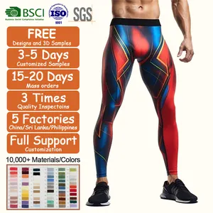 Quần Legging Tập Gym Chạy Bộ Tùy Chỉnh Cho Nam Quần Bó Tập Luyện Cho Nam