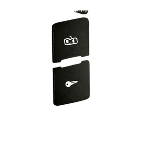 Autocollants de réparation pour bouton de commande de verrouillage de porte de voiture, noir mat, pour Audi A3L, gauche et droite, intérieur, ventouse en PVC - Product Image 4