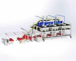 1600mm phân hủy sinh học Ba thành phần SSS spunbond dây chuyền sản xuất không dệt PLA PGA plcl thiết bị sản xuất đặc biệt - Product Image 1