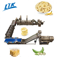 Volledig automatische commerciële grootschalige productielijn voor bananenchips en -crisps