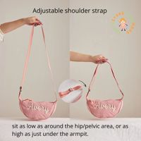 Sac à bandoulière et sac à main personnalisés avec nom, sac fourre-tout personnalisé avec nom, sacs à main pour enfants avec nom, sacs de rangement G26-342