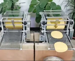 KAINO tam otomatik endüstriyel un mısır meksika tortilla taco gözleme makinesi basın ekmek tahıl ürün tortilla yapma makinesi