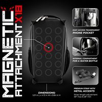 Sac de sport unisexe magnétique étanche pour bouteille d'eau, sac banane de gym, sac à bandoulière, sac à main, organisateur portable – Meilleure vente
