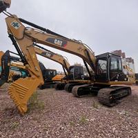 Excavatrice Caterpillar CAT320 d'occasion, excavatrice sur chenilles hydraulique Cat 320 d'occasion, faible nombre d'heures de travail, bon état, à vendre