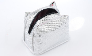 Bolso a rayas de gran capacidad Bento Lunch Aislamiento Bolsa de hielo Isoterma para la escuela de los niños - Product Image 4