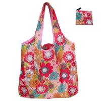 Vente en gros pochette d'épicerie écologique avec logo personnalisé pliable, sacs de transport en nylon Ripstop sacs d'épicerie pliables réutilisables pour le shopping/