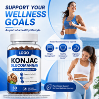 Gummies de Glucomannane de Konjac en Gros – Complément de Fibres pour le Bien-être Digestif – Vente en Gros, OEM, ODM, Fabricant de Gummies à Marque Privée