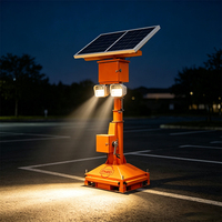 Tour d'éclairage solaire avec lumière LED puissante pour l'éclairage extérieur nocturne