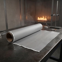 Tissu en fibre de verre enduit de PU, tissu ignifuge, isolation thermique pour la protection des machines et des équipements
