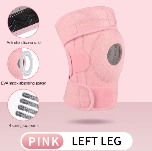 Pierna izquierda rosa