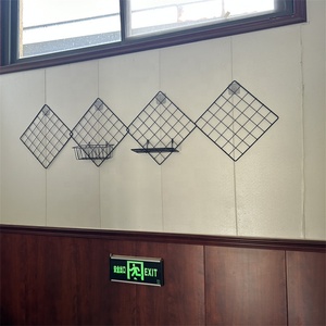 Iron <strong>Wire</strong> Grid <strong>Art</strong> Deco Photo Display Frame Home <strong>Wall</strong> Decor DIY Rack for Postcards Metal Shelf Wedding &amp; Diwali Parties - Product Image 6