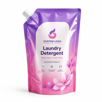 Sac d'emballage personnalisé pour shampoing liquide et lessive avec logo