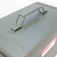 Boîte de rangement de munitions étanche en métal professionnel M1A1 M2A2 30 CAL 50 CAL Munitions Case