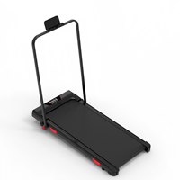 Tapis roulant électrique TOPFIT, mini tapis roulant sous le bureau avec écran LED et vibrations pour la remise en forme à domicile