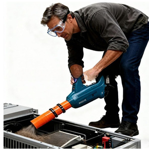 เครื่องเป่าลมใบไม้แบบไร้สาย ใช้แบตเตอรี่ สำหรับใช้งานในสวนกลางแจ้ง - Product Image 4