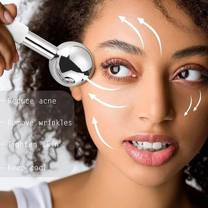 Rodillo Facial de Acero y Palitos Criogénicos, Bola de Masaje Fría y Caliente, Bola de Masaje Facial para el Cuidado de la Piel, <span class=keywords><strong>Spa</strong></span> de Belleza - Product Image 2